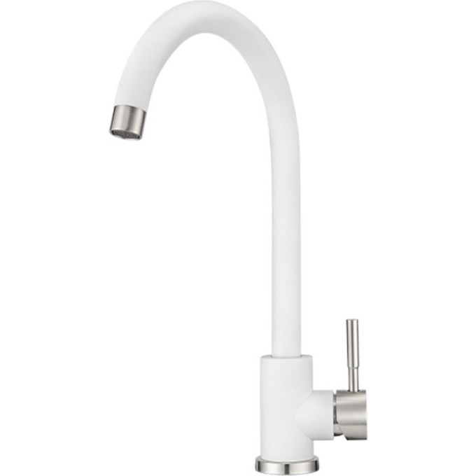 Смеситель для кухни GRANULA ST-4031 арктик (белый) ST-4031 BELYII